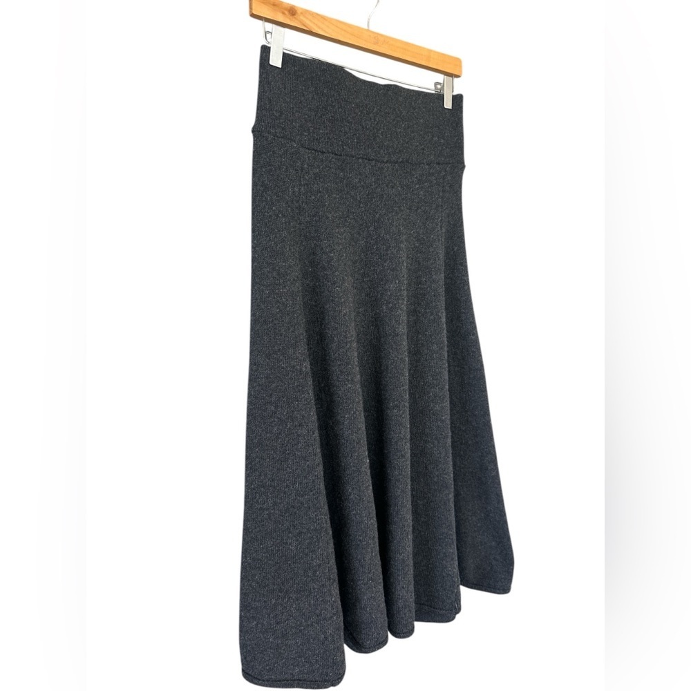 Zara ZW Collection Wool Melange A-line Midi Skirt - Picture 9 of 12